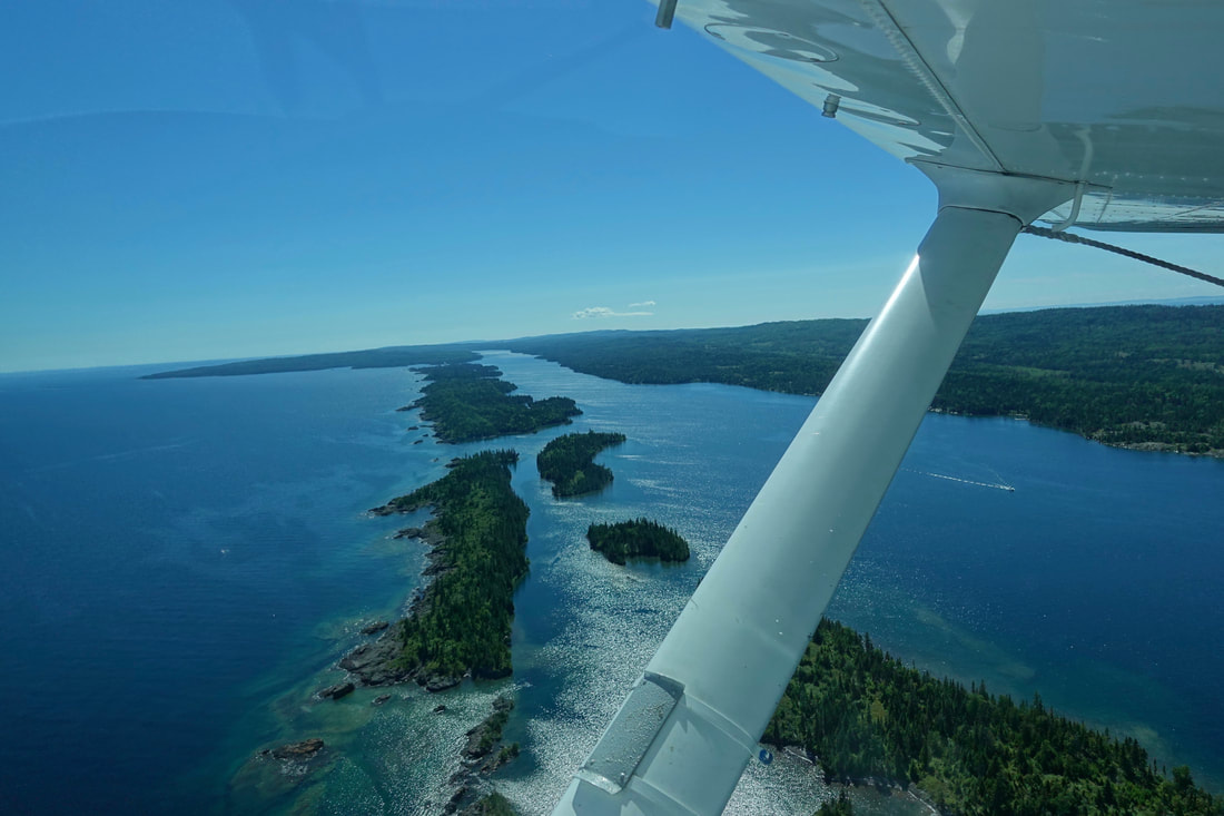 Flight home from Isle Royale
