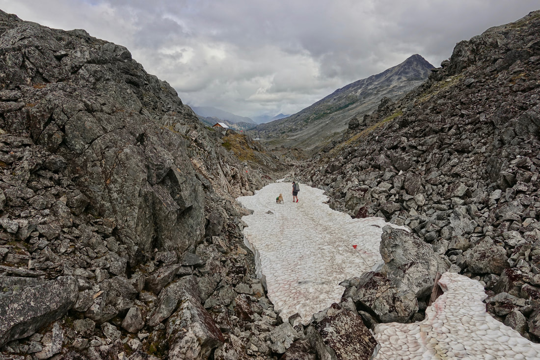 Chilkoot trail hike near the pass