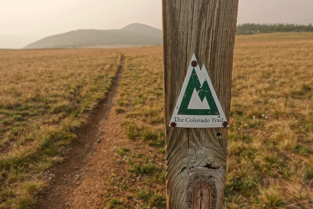 Colorado trail sign