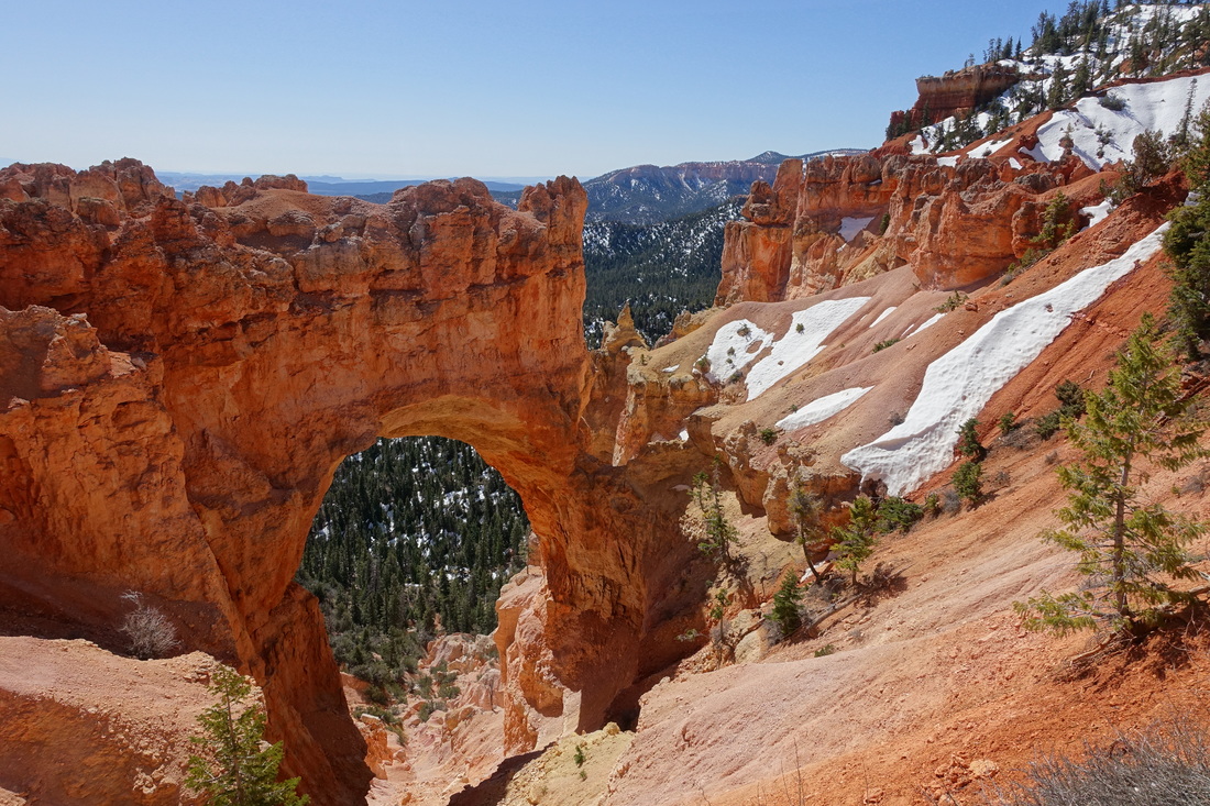 Natural Bridge Arch in Bryce Canyon