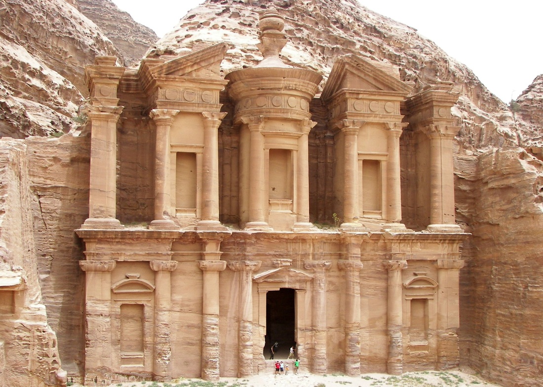 Monastery in Petra after the climb