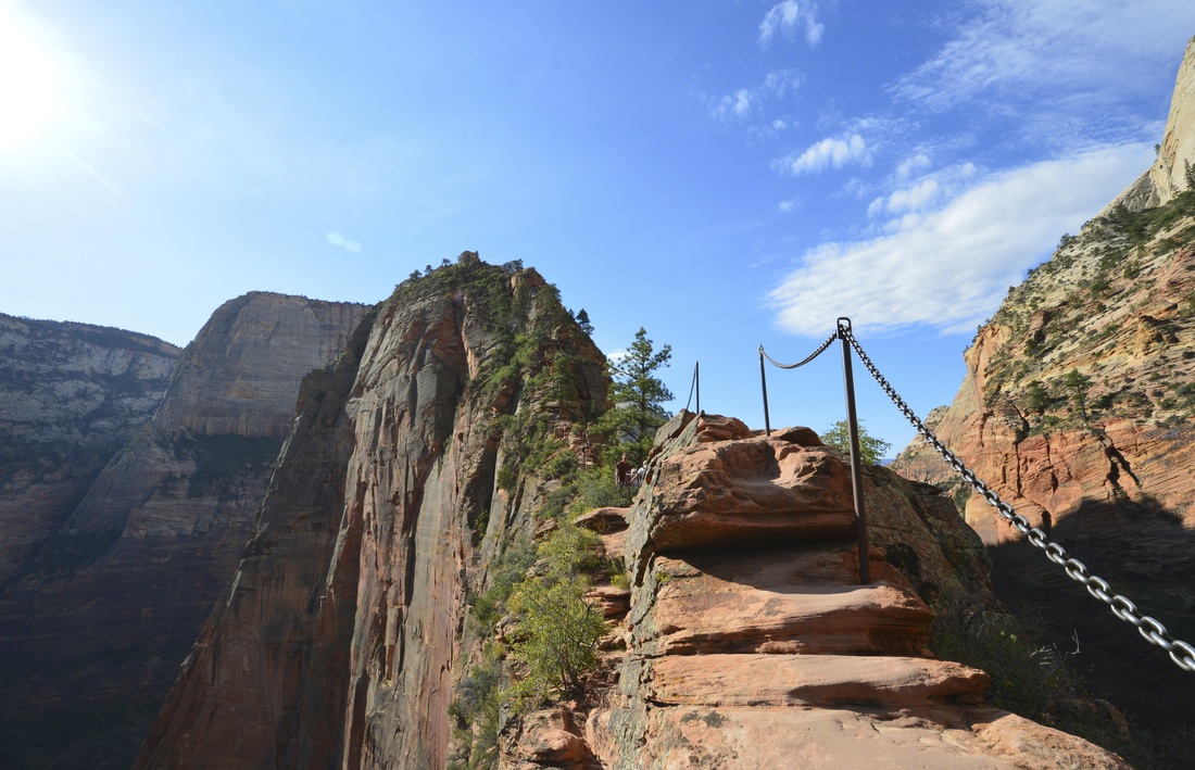 Angel's Landing hiking trail in Zion National Park