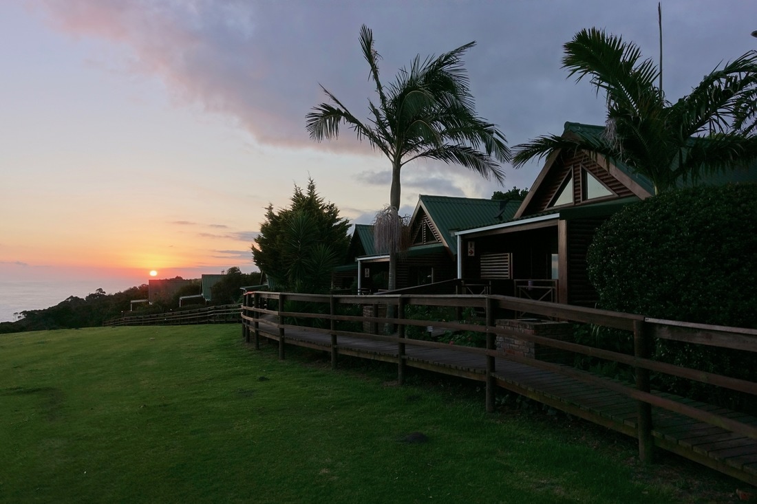 Misty mountain reserve lodge along the Dolphin trail in South Africa