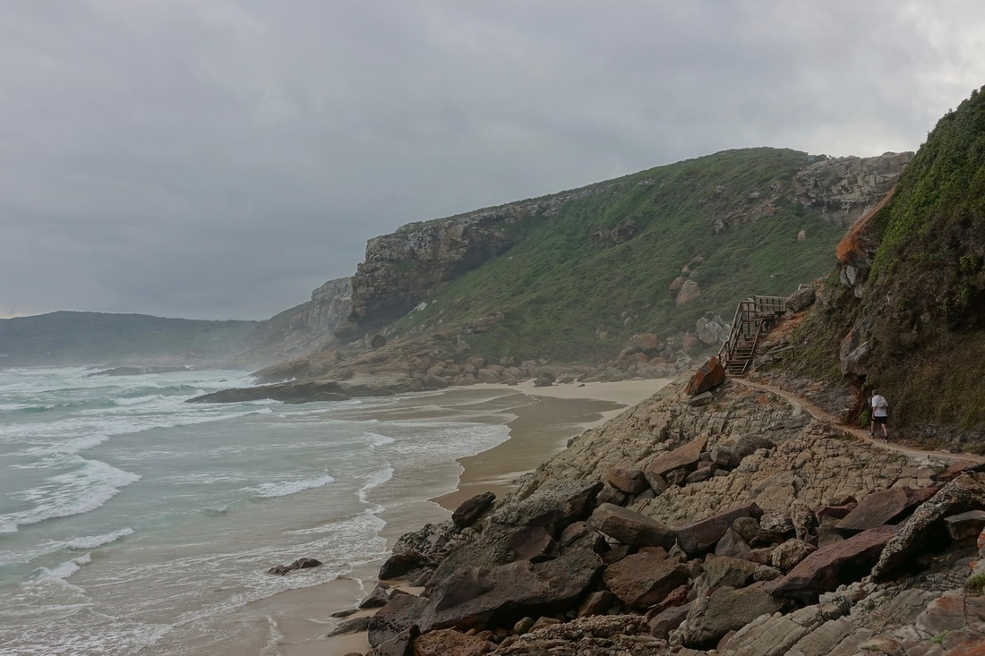 Storms approaching in the Robberg South Africa