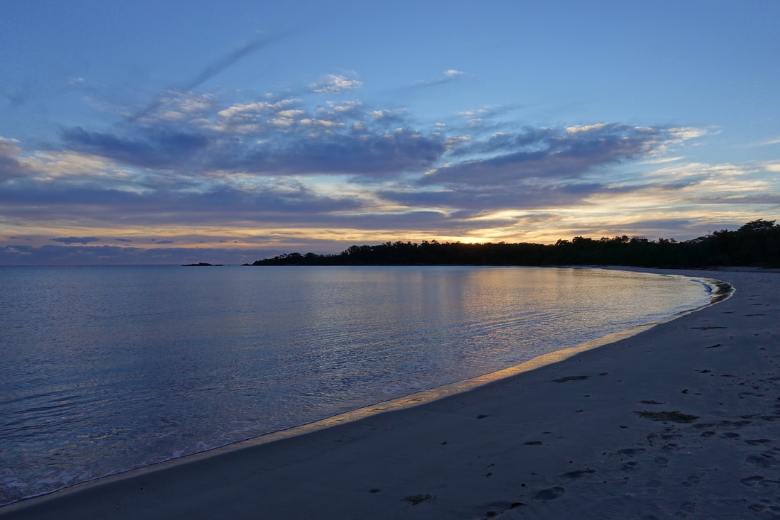 Sunrise at Banksia Bay on Hinchinbrook Island