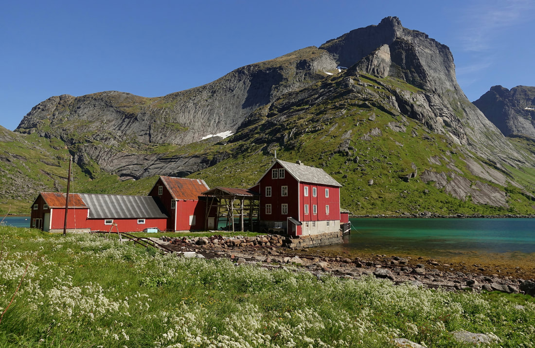 Village at the north of Kjerkfjorden