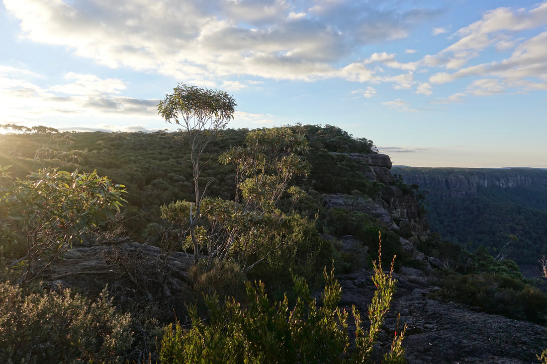 Sunset on the top of the Castle in the Budawangs