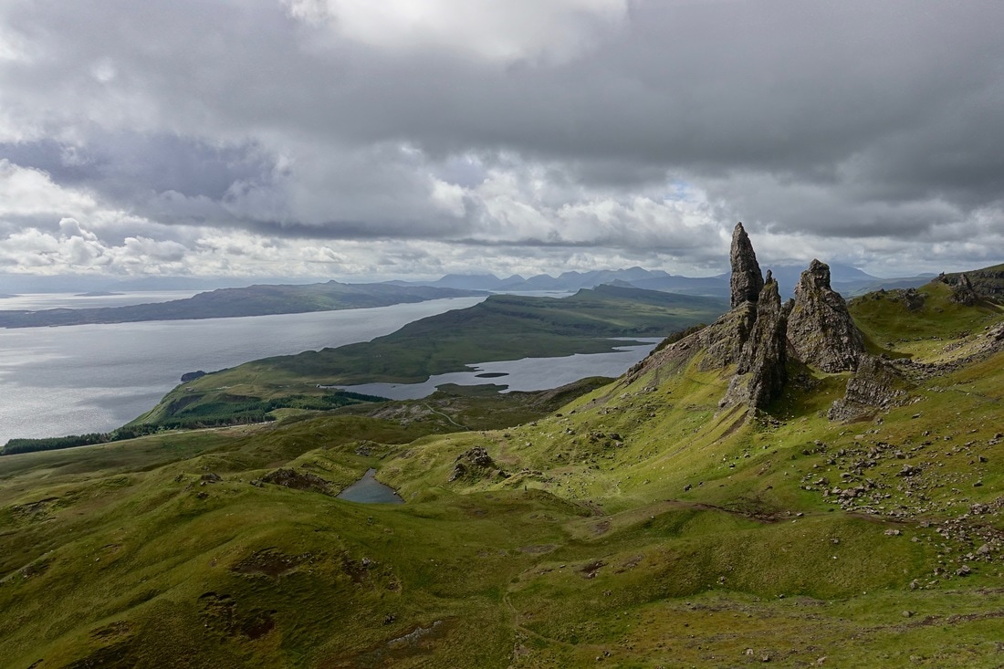 Old Mann of Storr hike in Isle of Skye Scotland