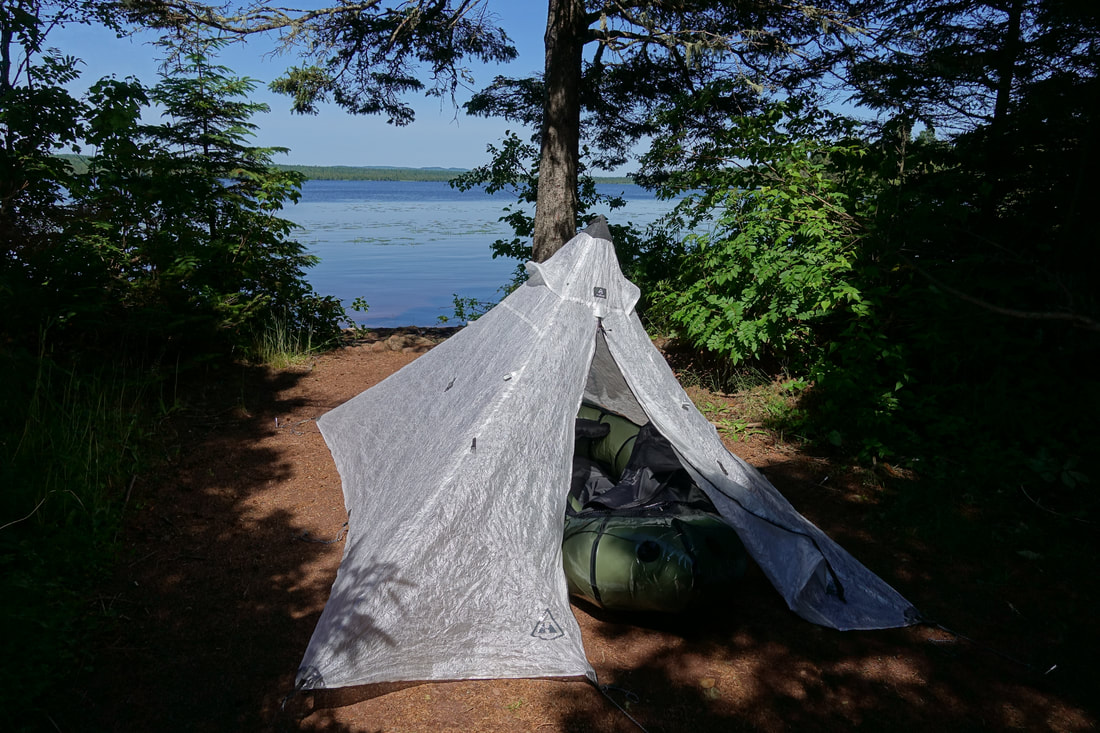Feldtmann Lake campsite