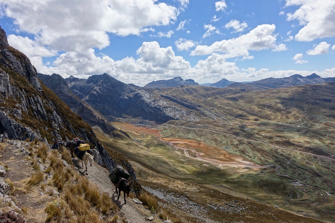 Cacanan Pass in the Huayhuash region of Peru