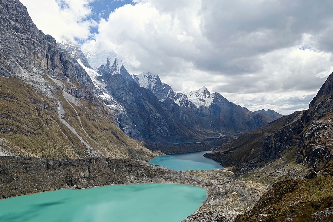 Three lakes lookout on the Cordillera Huayhuash hike 