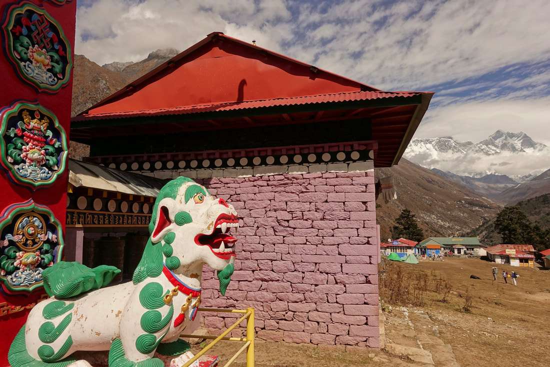 Monastery in Tengpoche on the Three Passes Trek