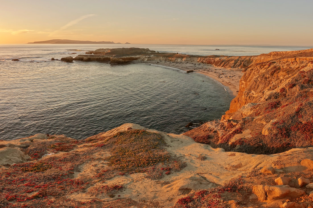Sandy Point sunset on Santa Rosa Island on Channel Island National Park